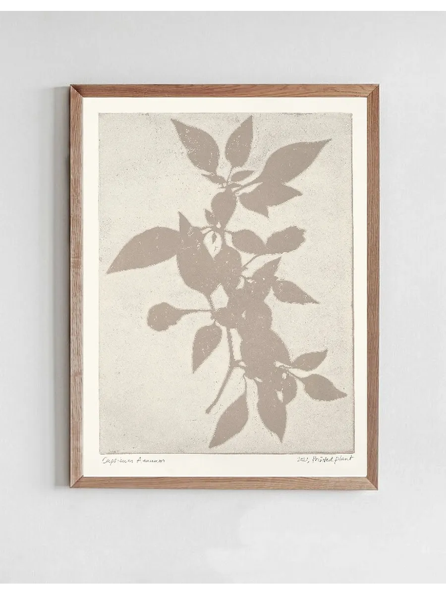 Printed Plant - Capsicum Annuum