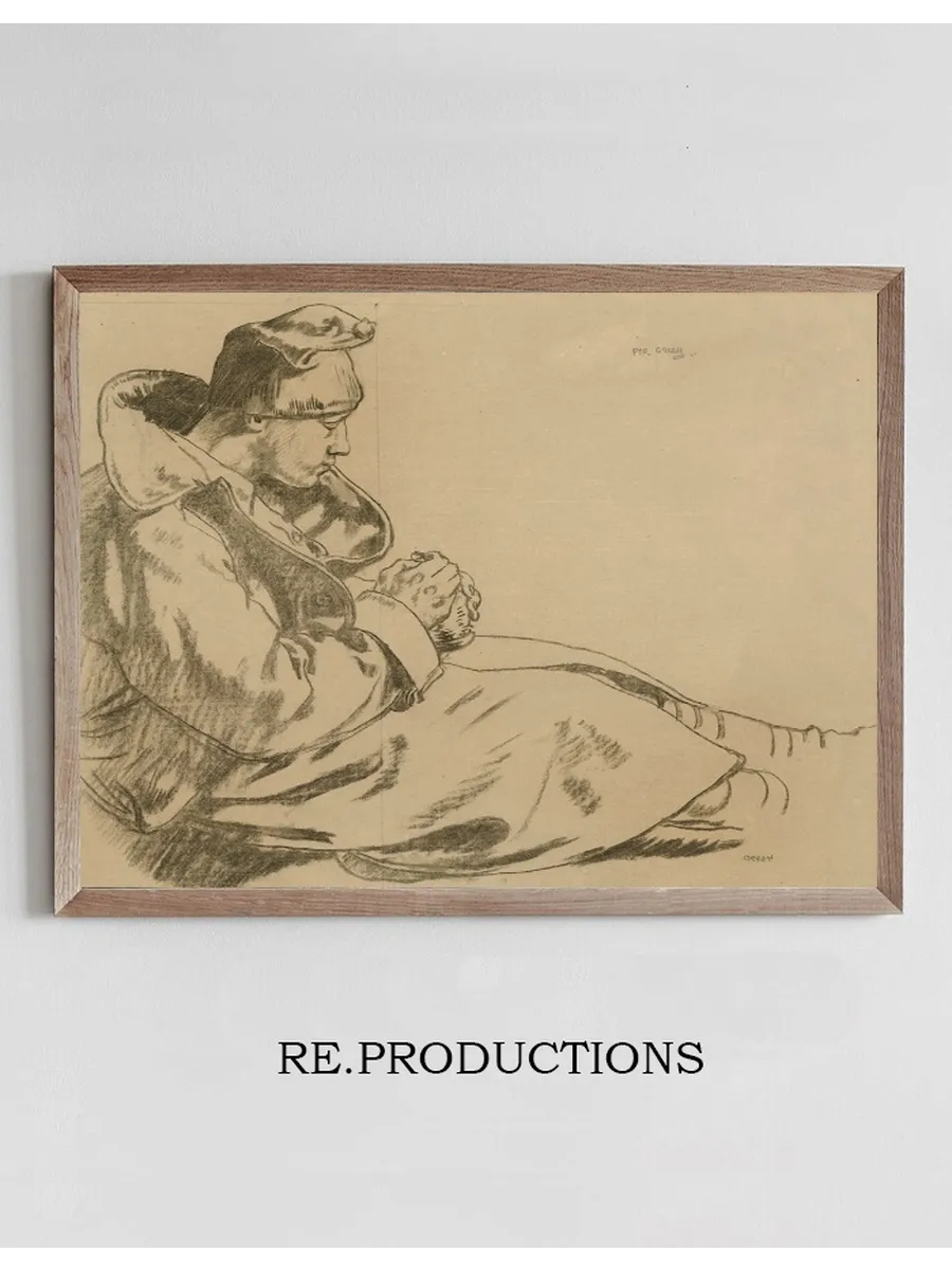Private Green Sketch for Soldiers at the Front, Resting