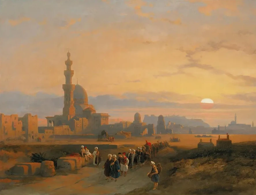 Procession Before the Tombs of the Caliphs, Grand Cairo