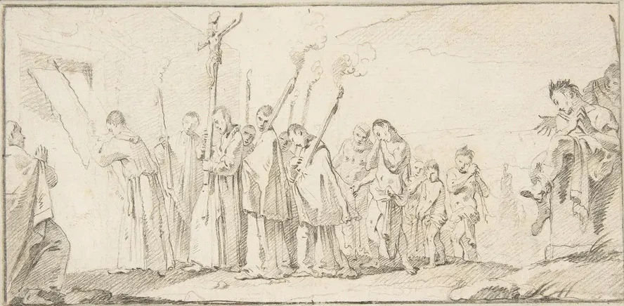Procession of Monks and Flagellants