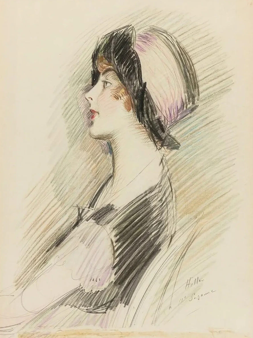 Profile Of A Young Lady
