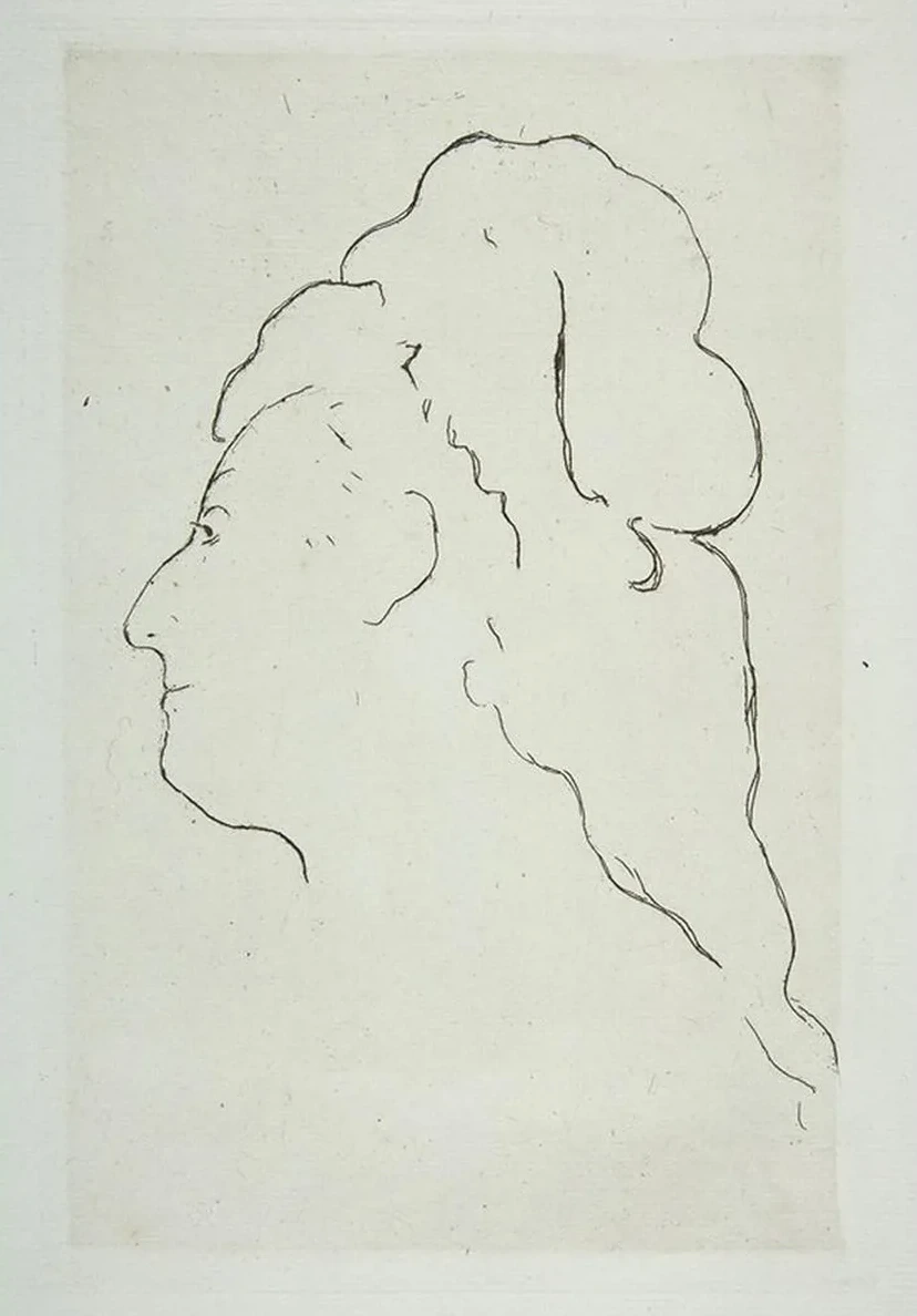 Profile of Eva Gonzales Turned to the Left