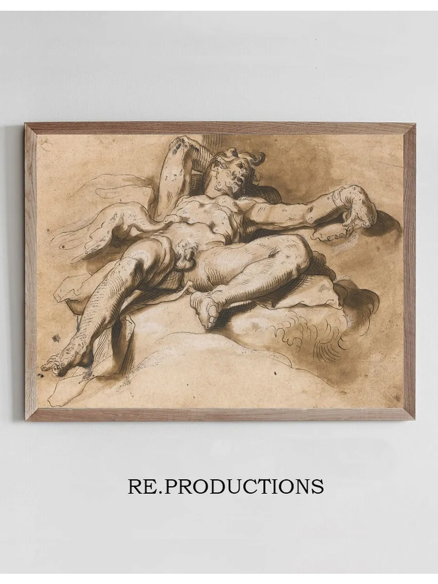 Prometheus Chained, The Griffon Vulture Tearing At His Liver