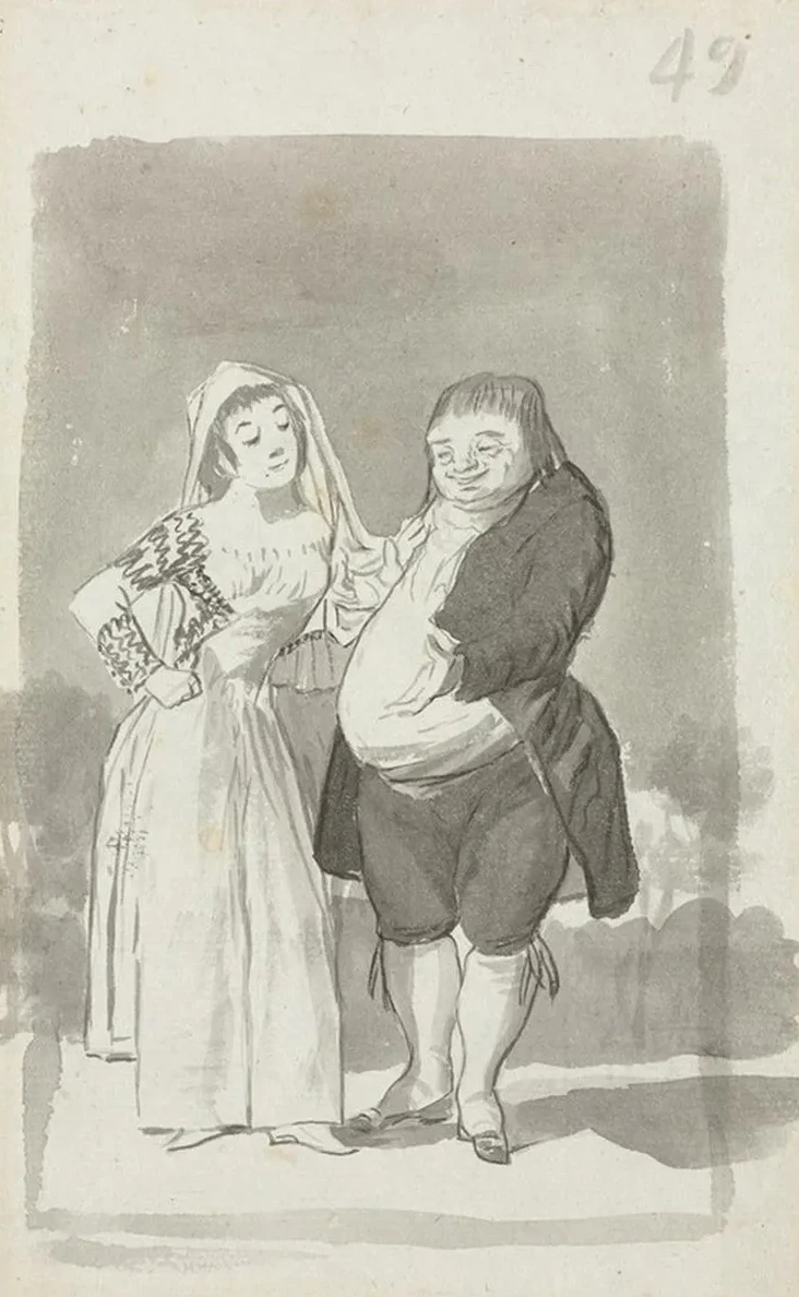Prostitute Soliciting a Fat, Ugly Man