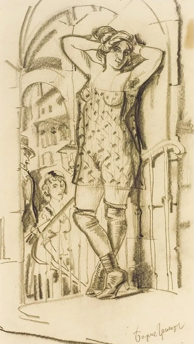 Prostitute in Doorway