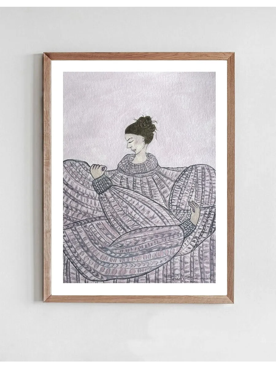 Proud of My Knitted Sweater