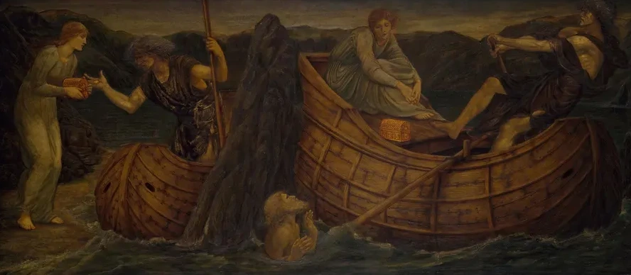 Psyche Giving the Coin to the Ferryman of the Styx