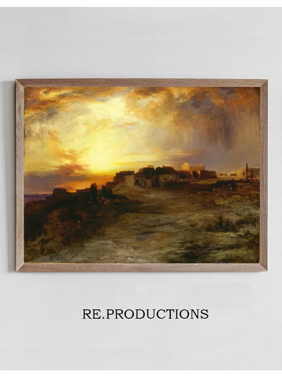 Pueblo at Sunset (Laguna)