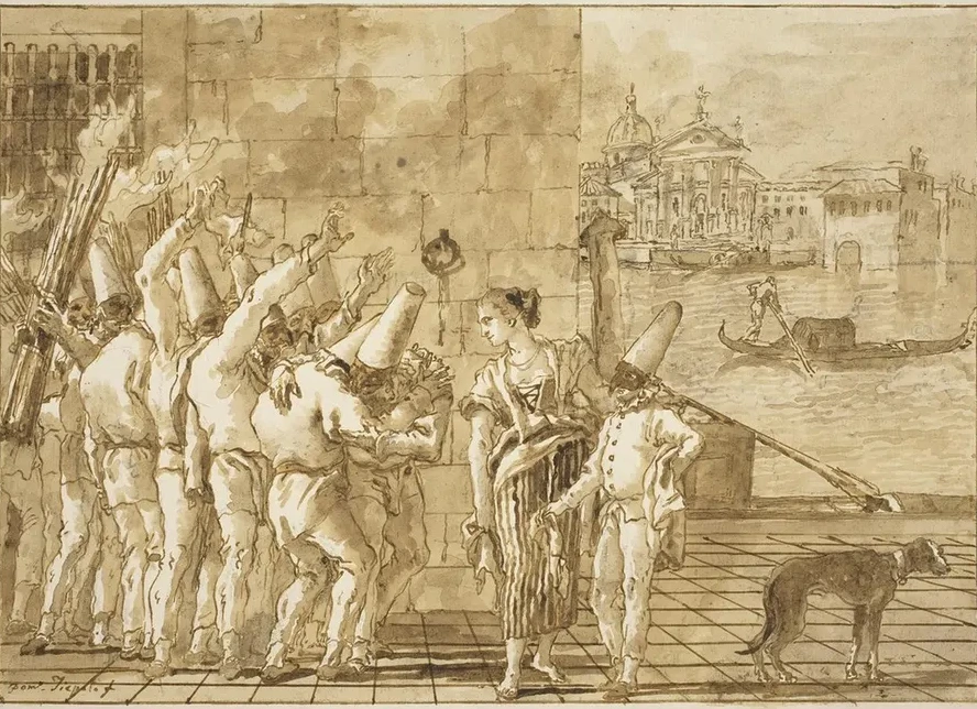 Punchinello's Farewell to Venice