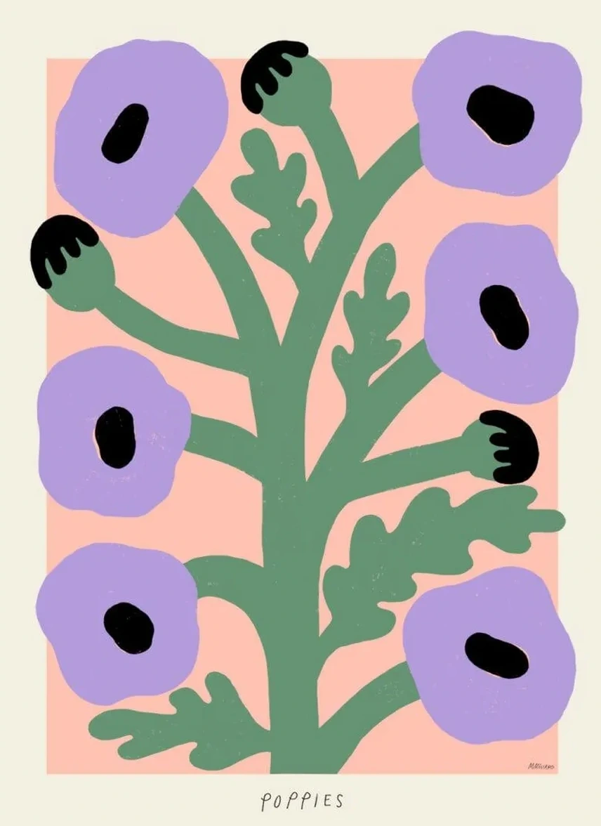 Purple Poppies