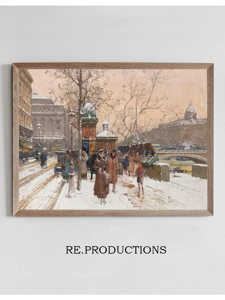 Quai de la M Gisserie Sous la Neige