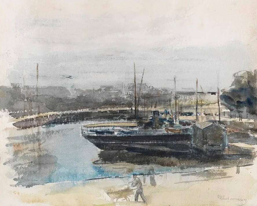 Quai in Hamburg