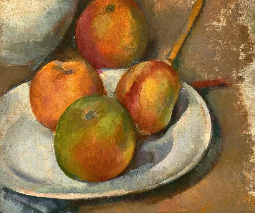 Quatre Pommes et Un Couteau