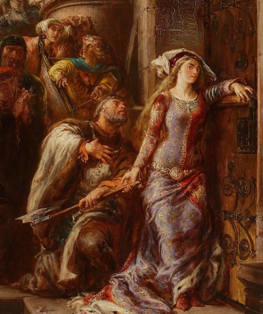 Queen Jadwiga and Dymitr of Goraj
