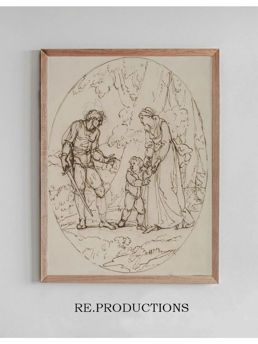 Queen Margaret and the Robber Margaret of Anjou Queen of England Attacked by Robbers in a Wood and Robbed of E