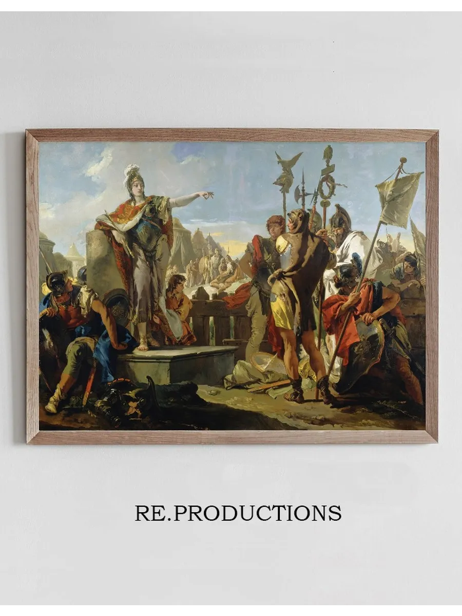 Queen Zenobia Addressing Her Soldiers