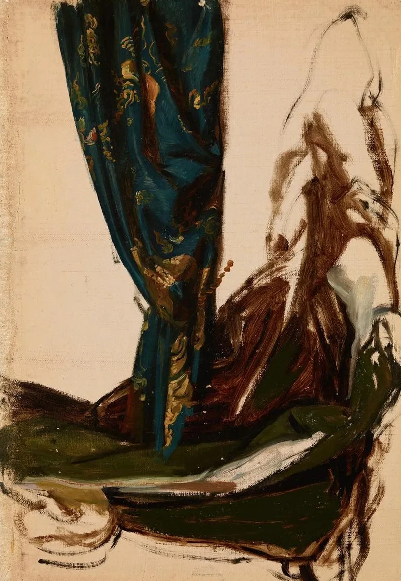 Quinn's Attire and a Drapery. Studies to the Painting The Oath of Queen Jadwiga