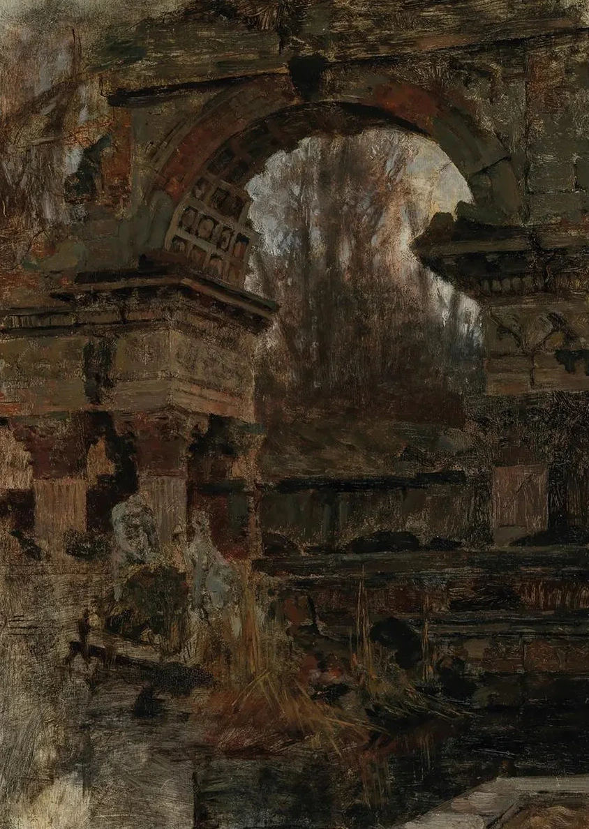 R mische Ruine in Sch nbrunn