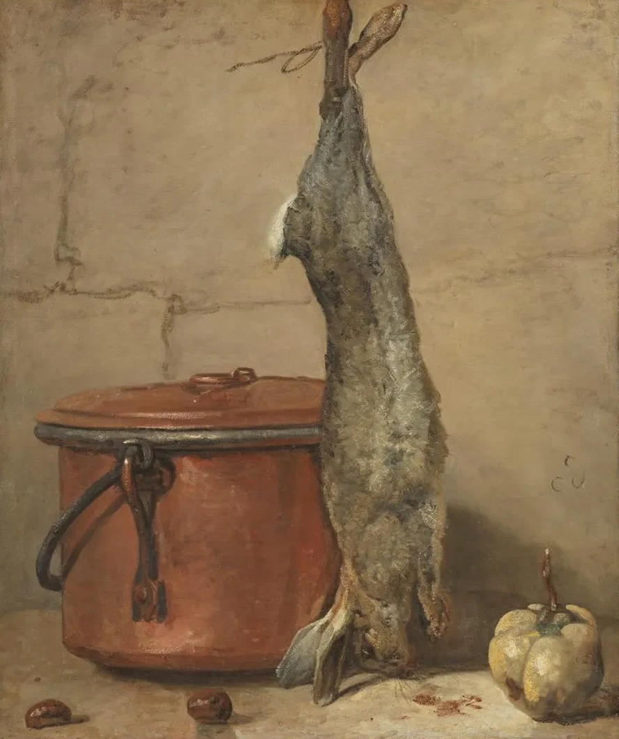 Rabbit and Copper Pot