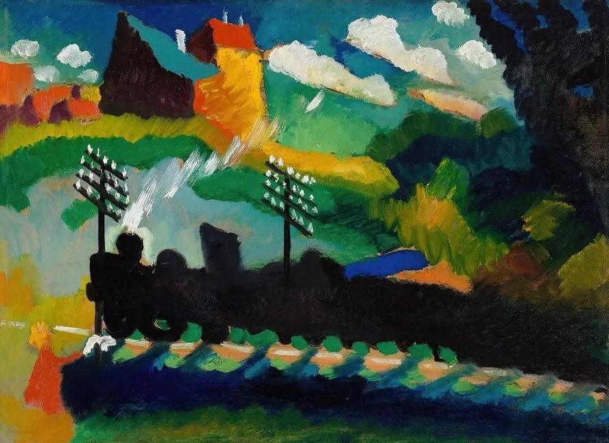 Railway Near Murnau