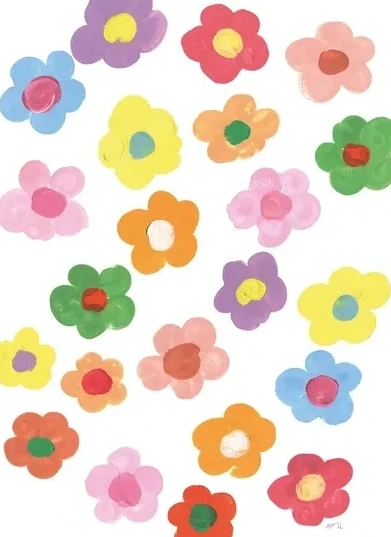 Rainbow Daisies