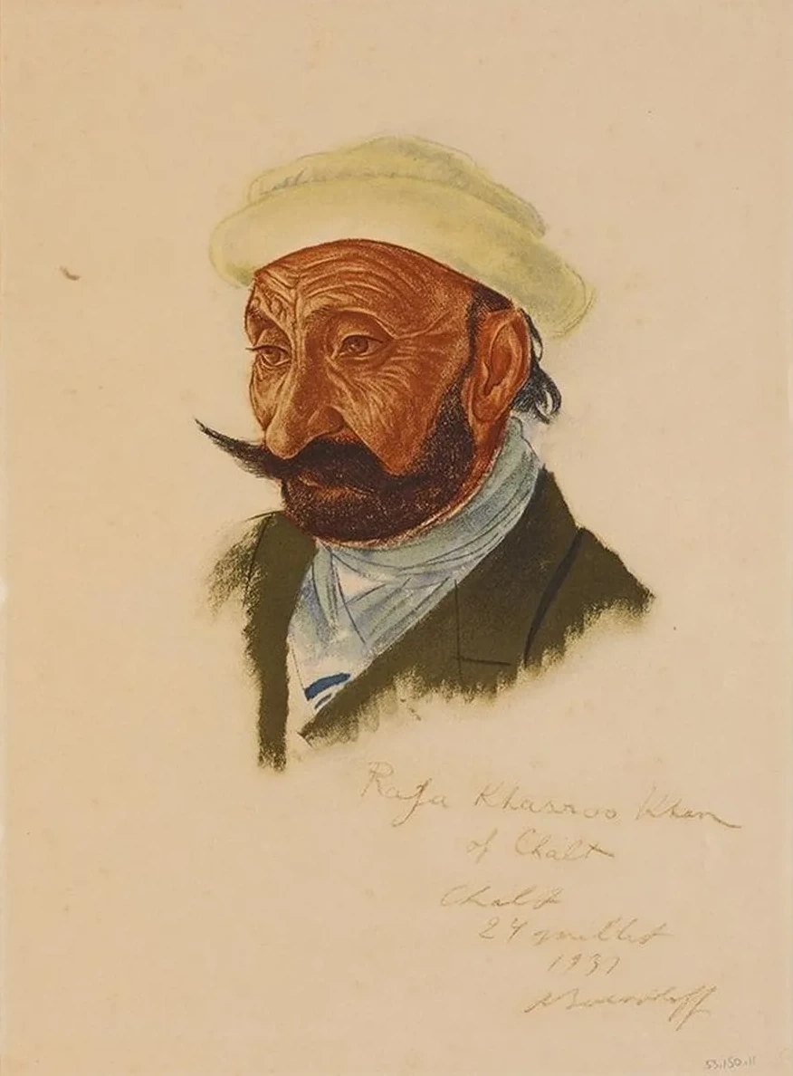 Raja Khasroo Khan de Naga, Tchalt