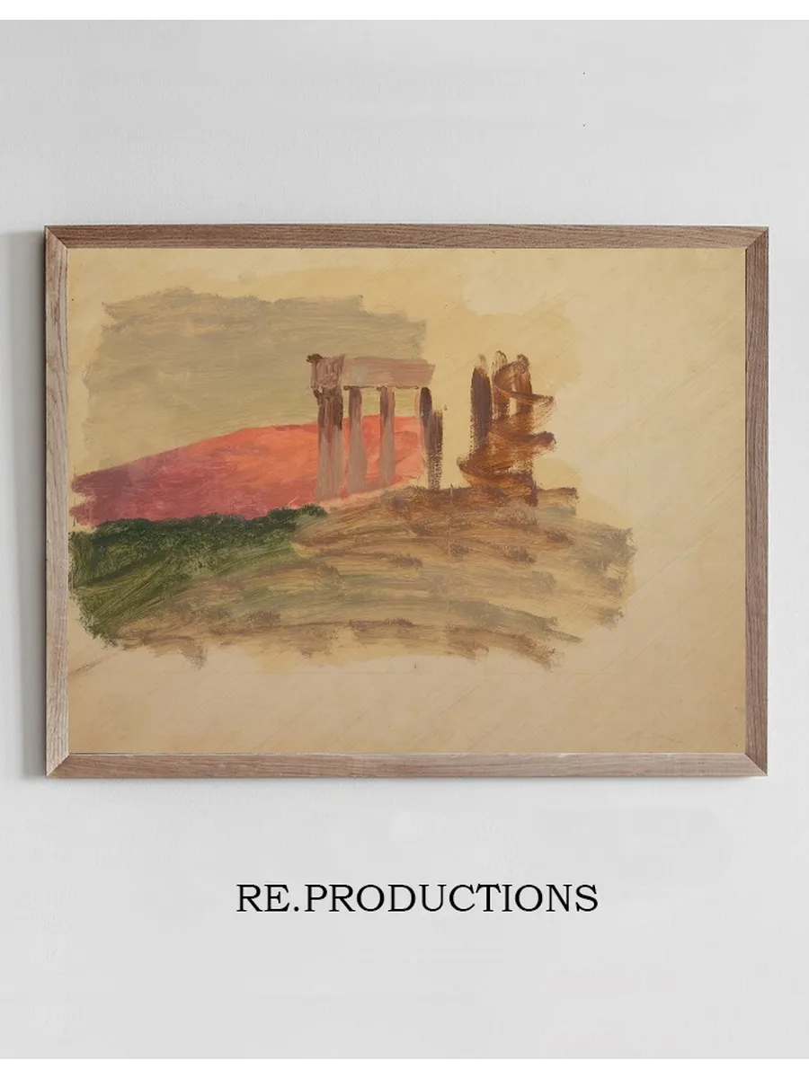 Rapid Sketch of the Temple at Corinth