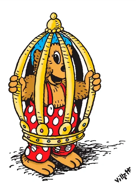 Rasmus Klump med Konge Krone