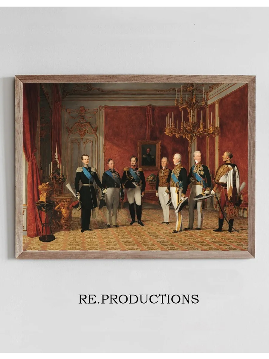 Reception of Grand Duke Alexander Nikolayevich by Prince Metternich in the Vienna Hofburg in 1839