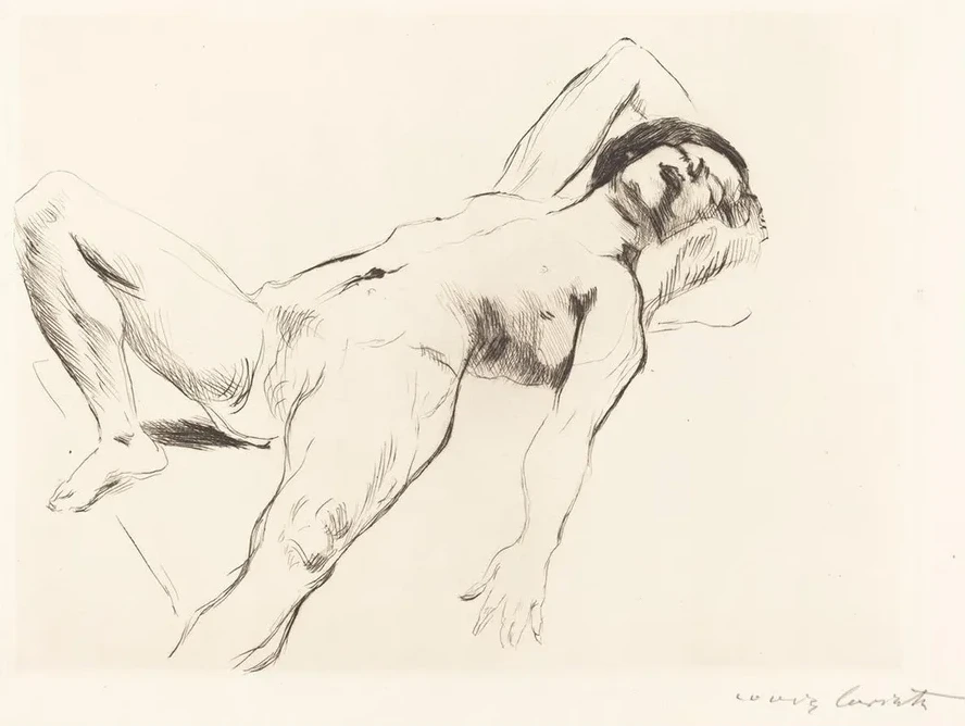 Reclining Female Nude I (Liegender Weiblicher Akt I)