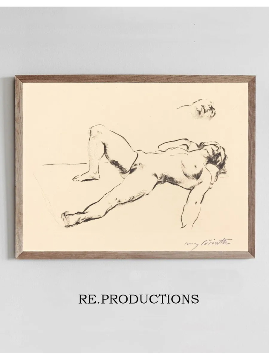 Reclining Female Nude II (Liegender Weiblicher Akt II)