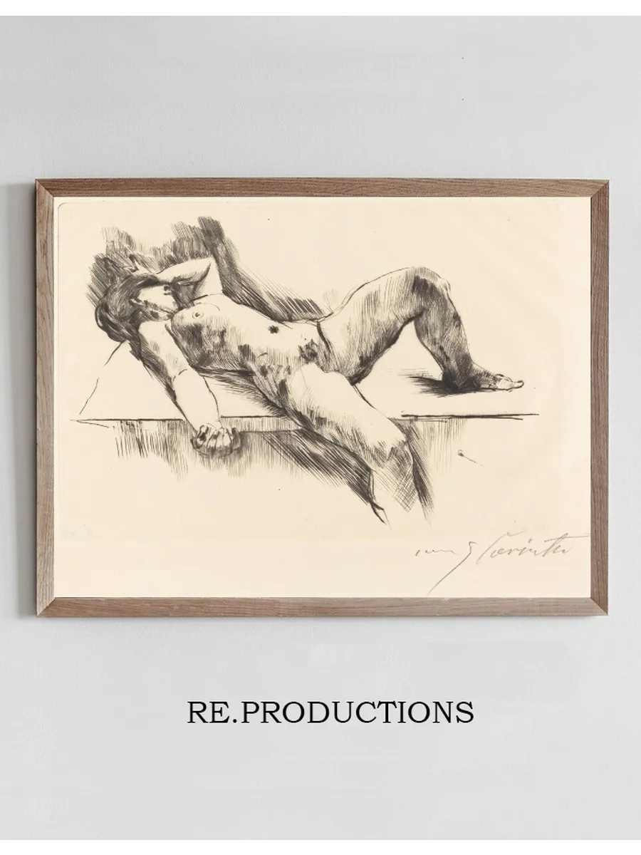 Reclining Female Nude III (Liegender Weiblicher Akt III)
