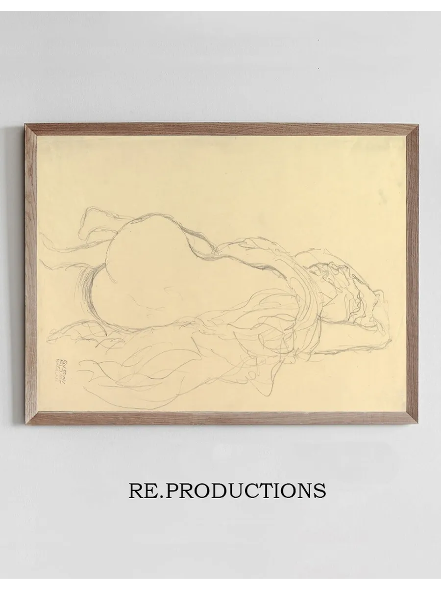 Reclining Nude with Drapery, Back View