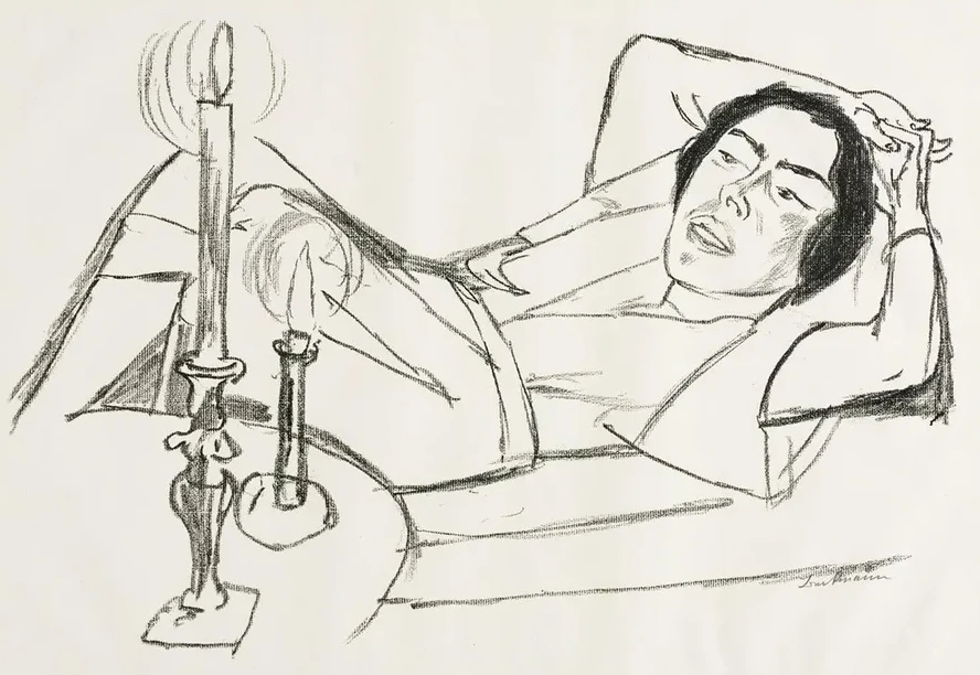 Reclining Woman (Portrait of Johanna Loeb)