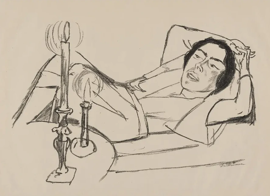 Reclining Woman (Portrait of Johanna Loeb)