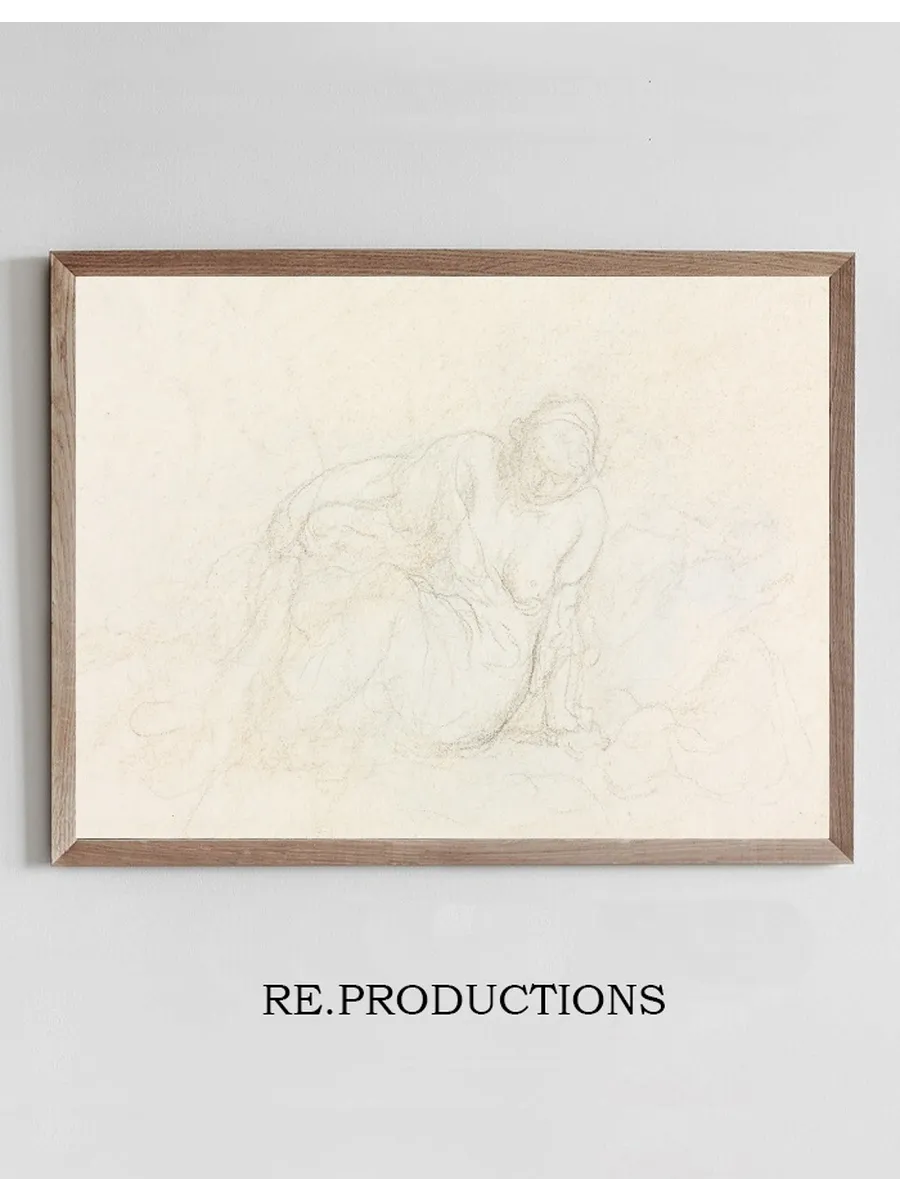 Reclining Woman Leaning on Her Arm
