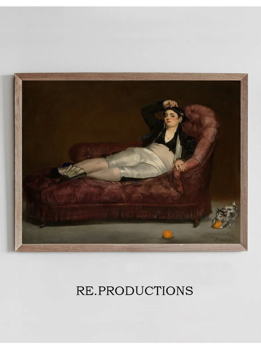 Reclining Young Woman in SpanishCostume