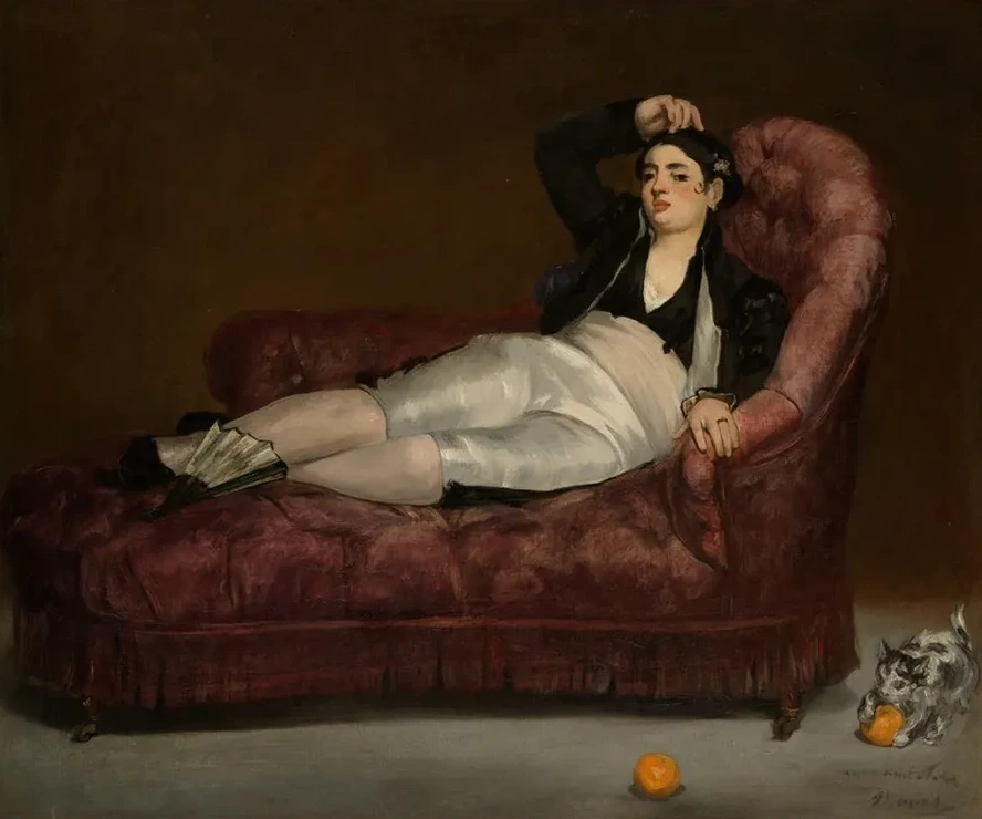 Reclining Young Woman in SpanishCostume