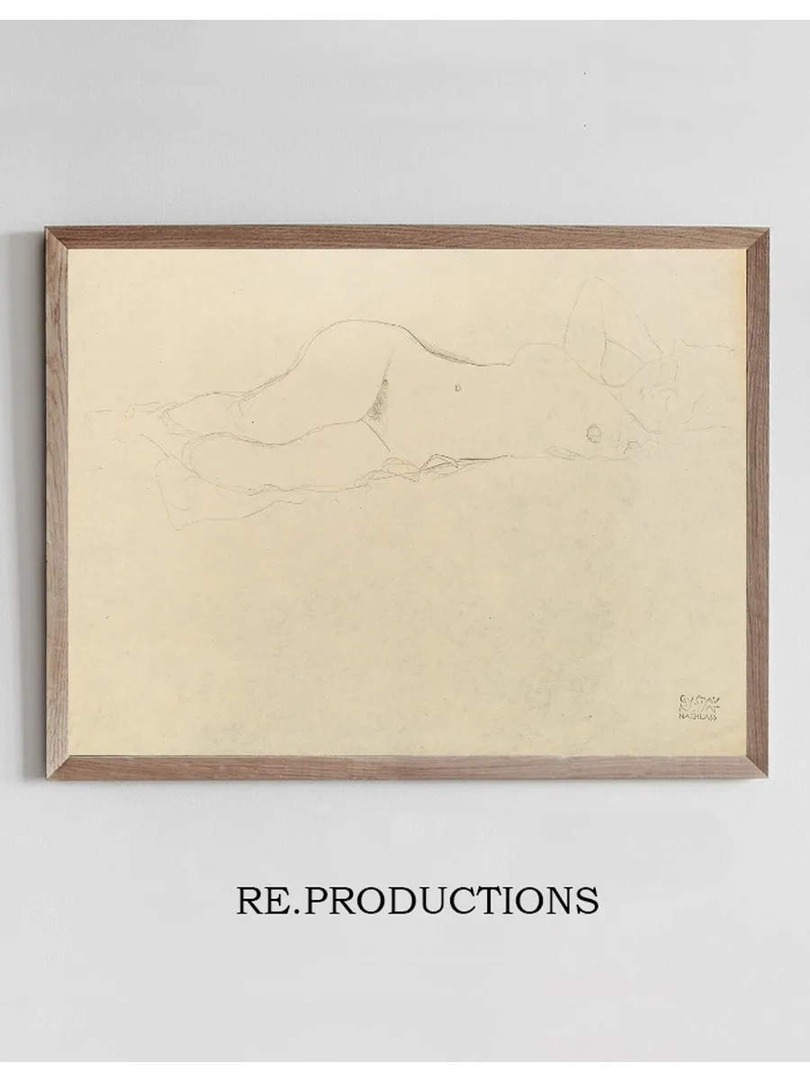 Reclining Female Nude with Her Hands Behind Her Head