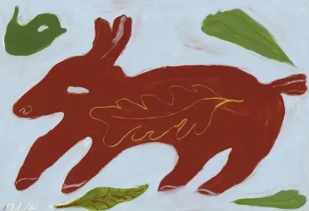 Red Animal and Little Bird