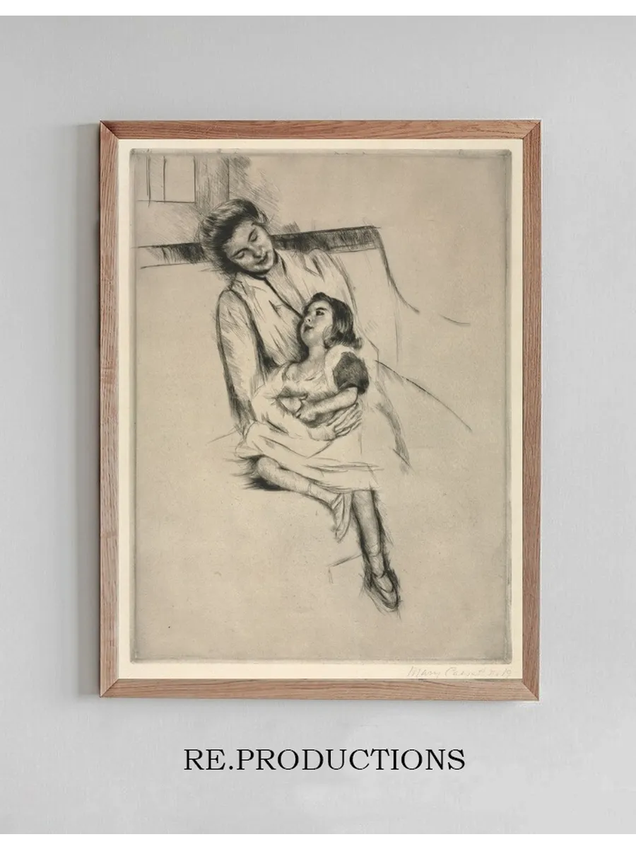 Reine and Margot Seated on a Sofa