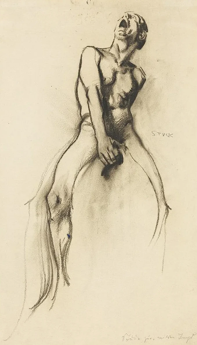 Reiterskizze f r Wilde Jagd