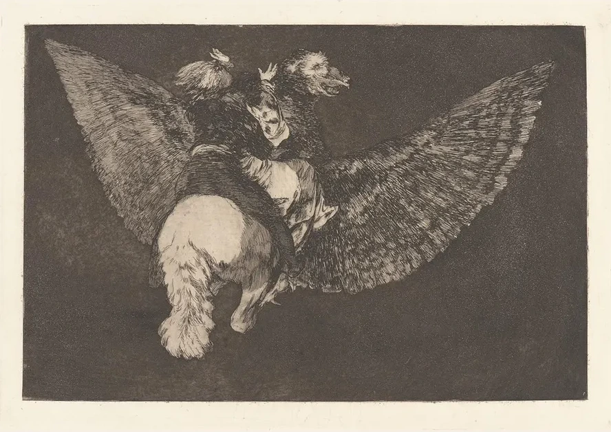 Renounce the Friend Who Covers You with His Beak Flying Folly (Reniego al Amigo Que Cubre con las Alas y Muerd