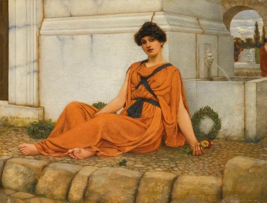 Repose,The Flower Girl