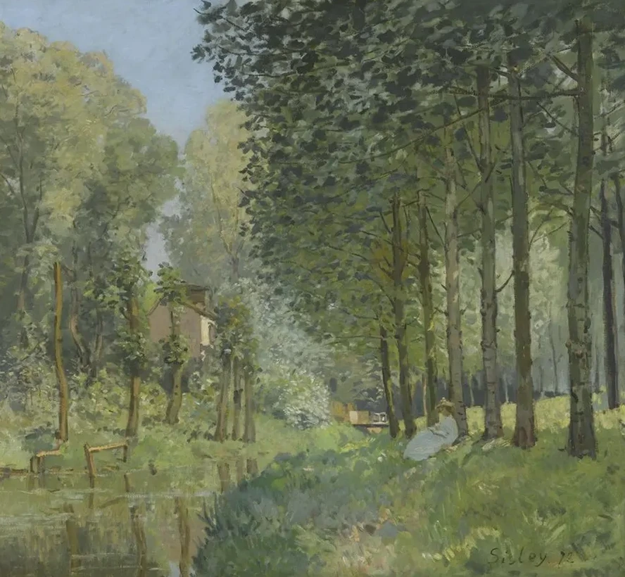 Rest along the Stream. Edge of the Wood