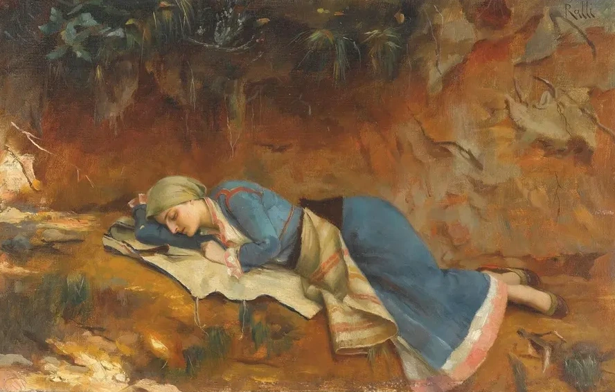 Resting Greek Girl