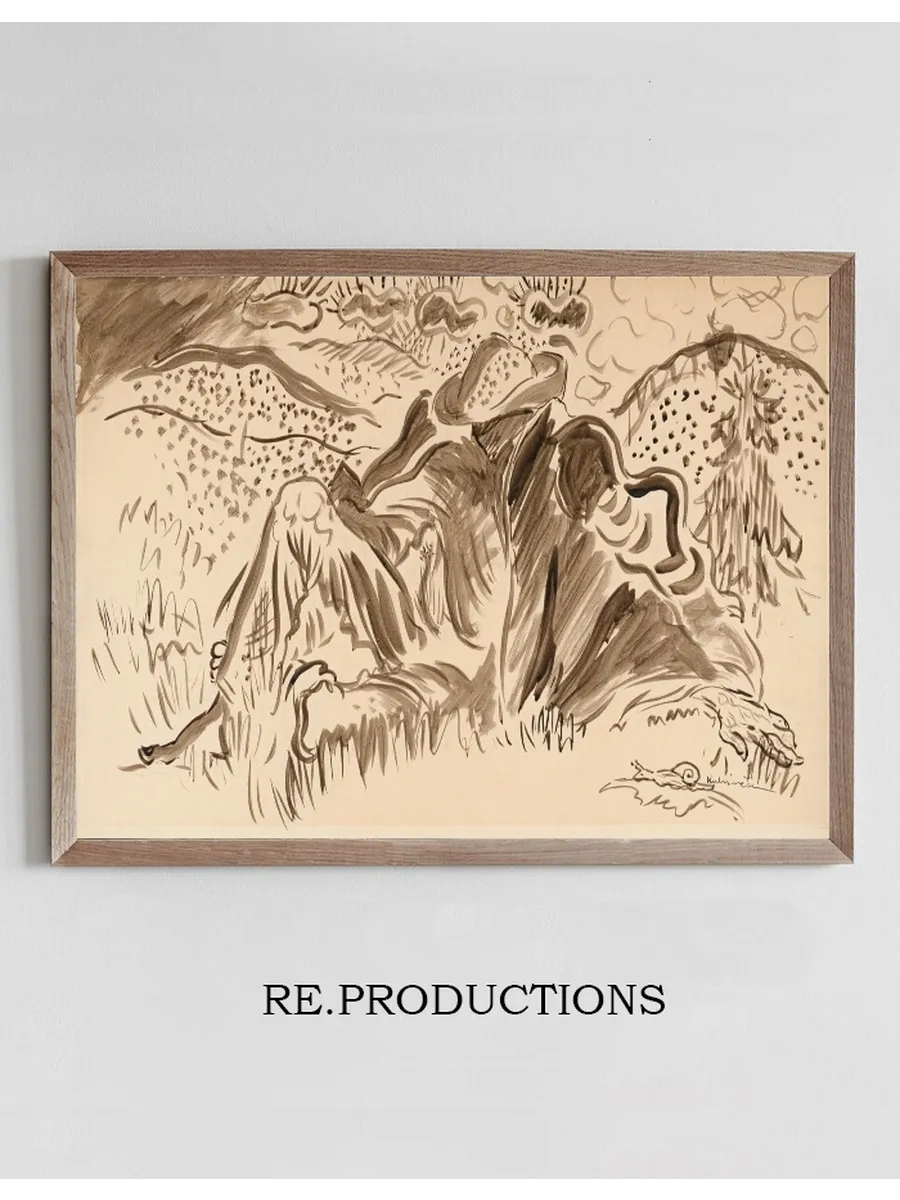 Resting Man in the Forest