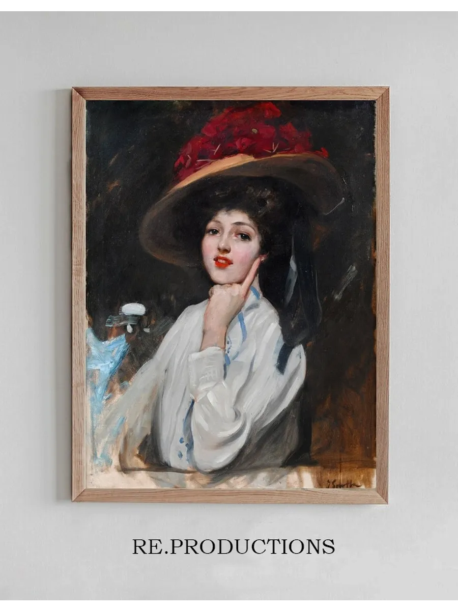 Retrato De Una Joven En Un Sombrero, Cree Que Raquel Meller