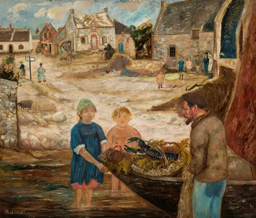 Return from a Crayfish Fishing Trip