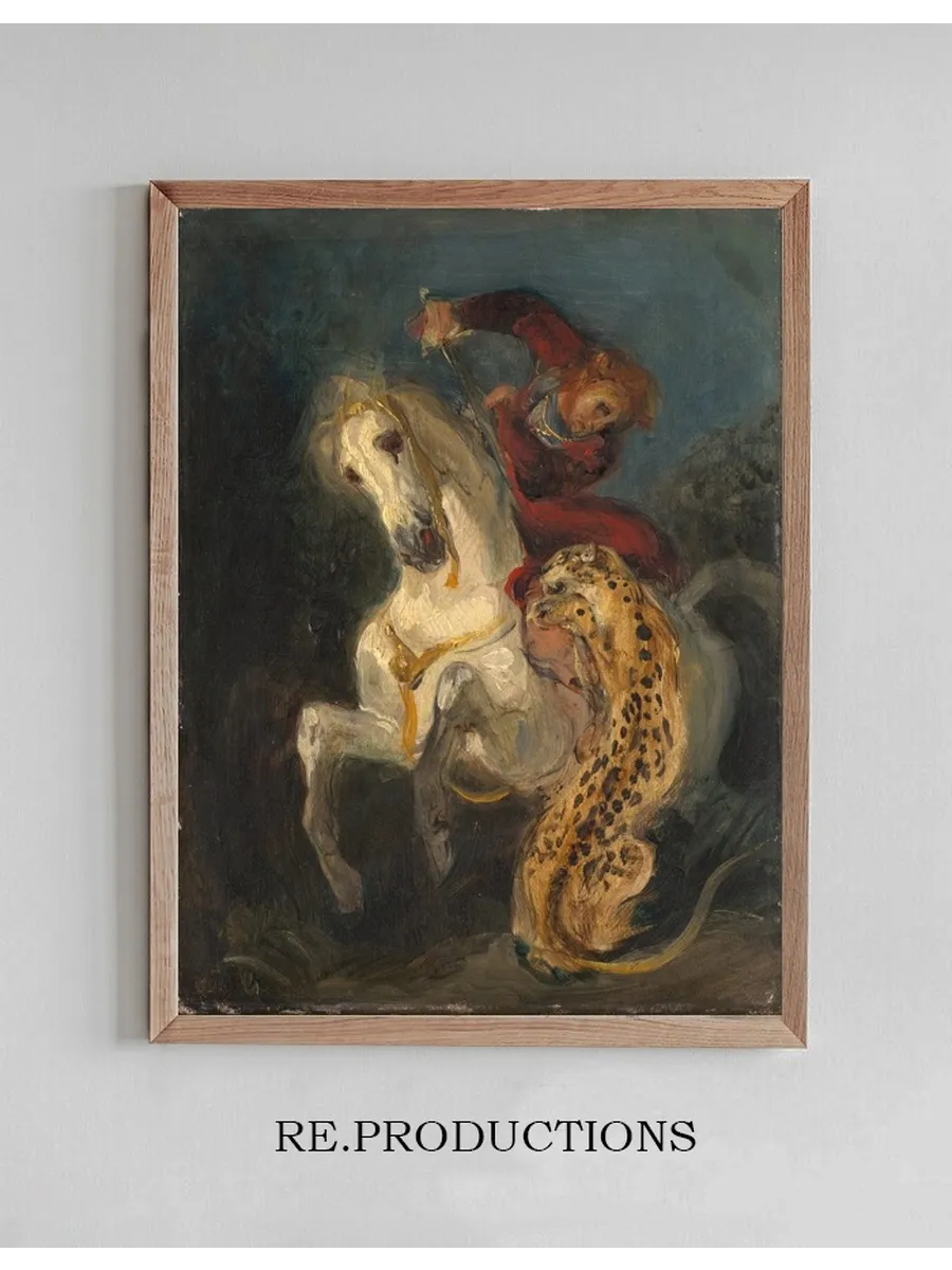 Rider Attacked by a Jaguar